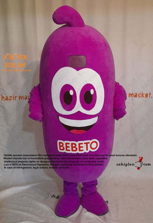 Bebeto Şeker Maskot Kostümü / Kervan Gıda maskot kostümü