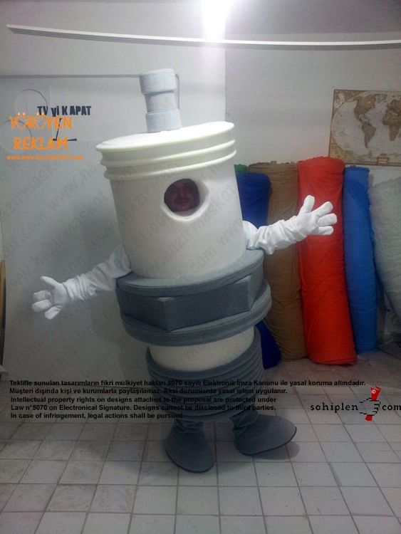 NGK Spark Plug / Amerika maskot kostümü