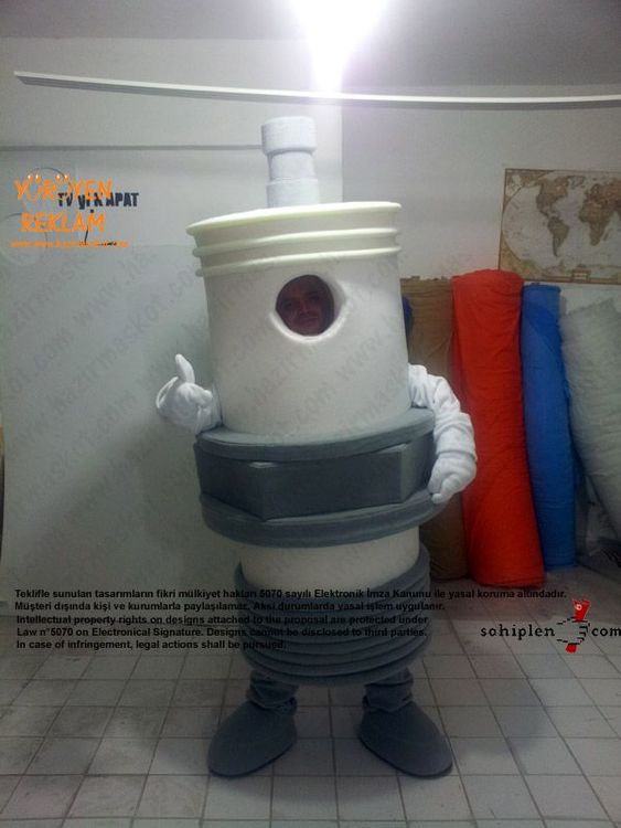 NGK Spark Plug / Amerika maskot kostümü