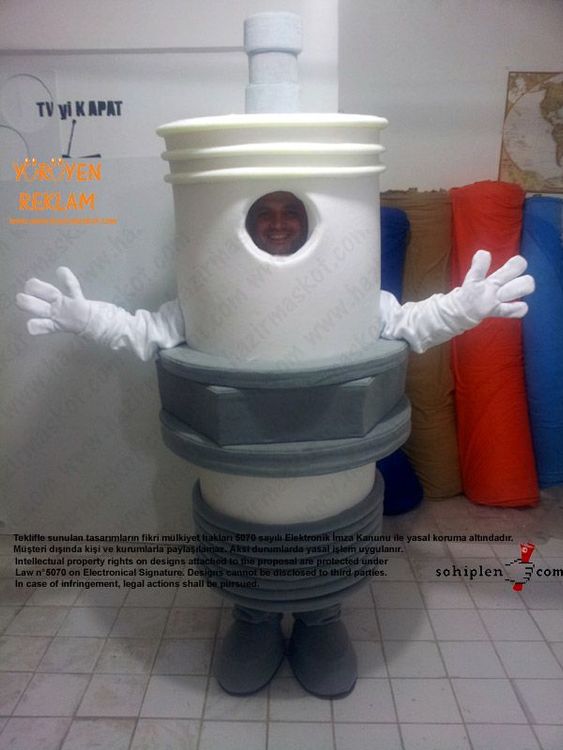 NGK Spark Plug / Amerika maskot kostümü