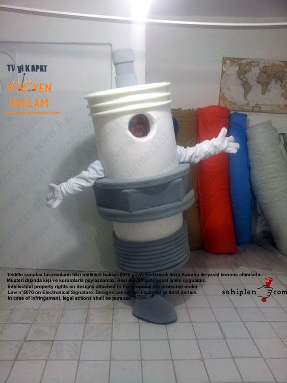 NGK Spark Plug / Amerika maskot kostümü