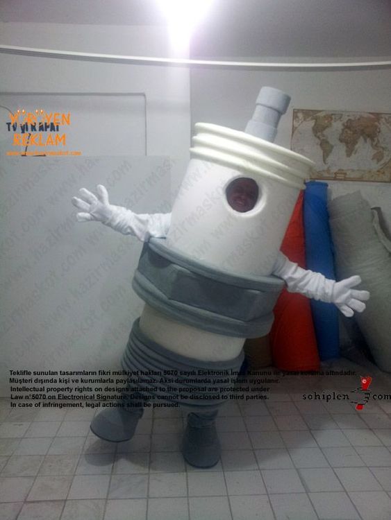 NGK Spark Plug / Amerika maskot kostümü