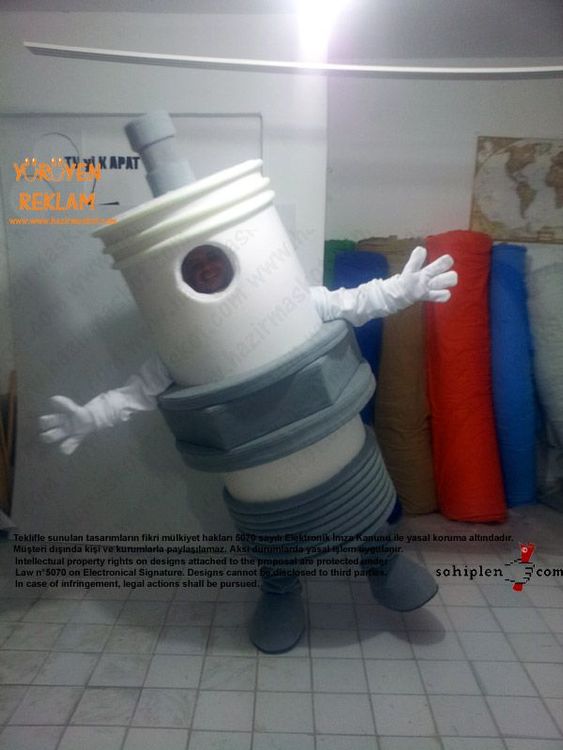 NGK Spark Plug / Amerika maskot kostümü