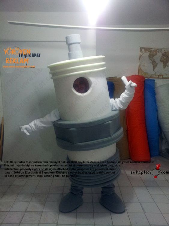 NGK Spark Plug / Amerika maskot kostümü