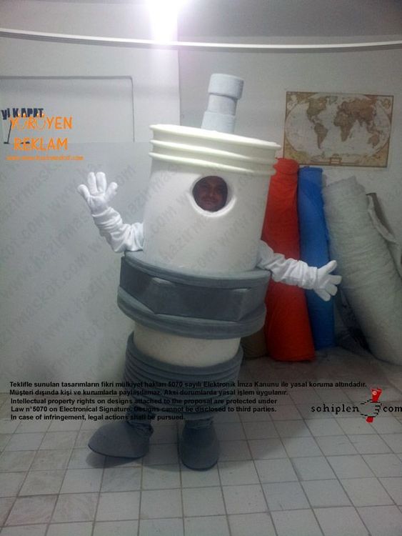 NGK Spark Plug / Amerika maskot kostümü