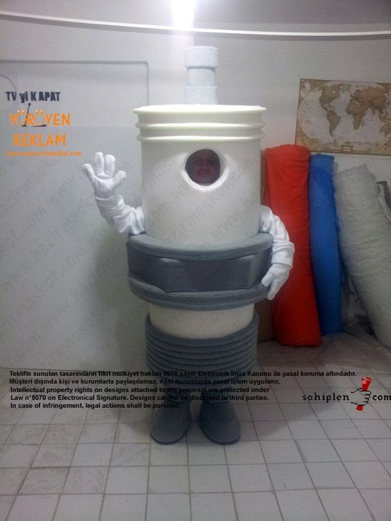 NGK Spark Plug / Amerika maskot kostümü