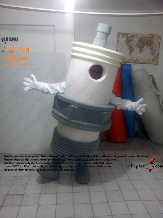 NGK Spark Plug / Amerika maskot kostümü