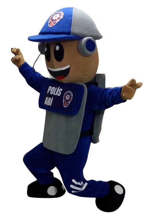 Polis Maskot Kostümü / Burdur maskot kostümü
