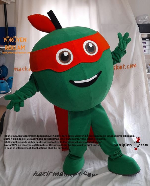 Cano Maskot Kostümü / Kilis İl Tarım Müdürlüğü maskot kostümü