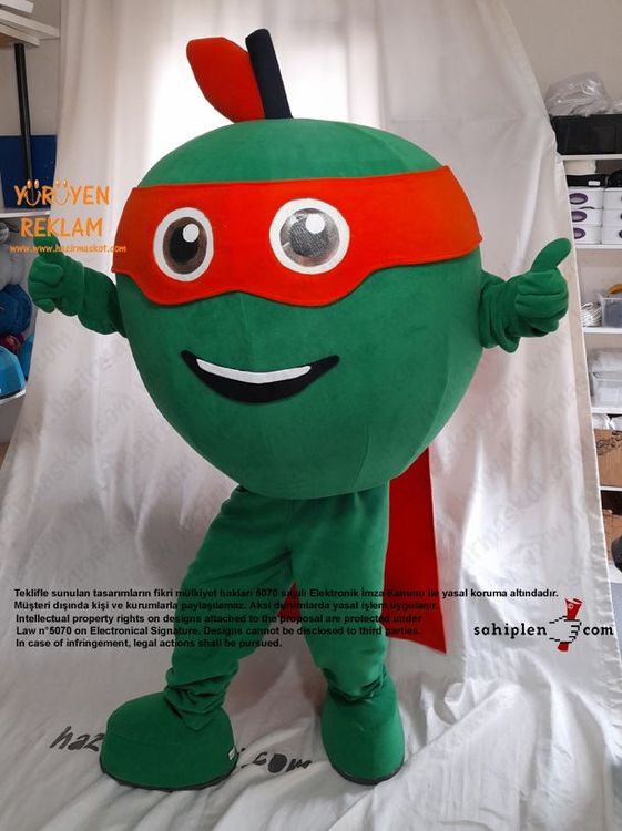 Cano Maskot Kostümü / Kilis İl Tarım Müdürlüğü maskot kostümü