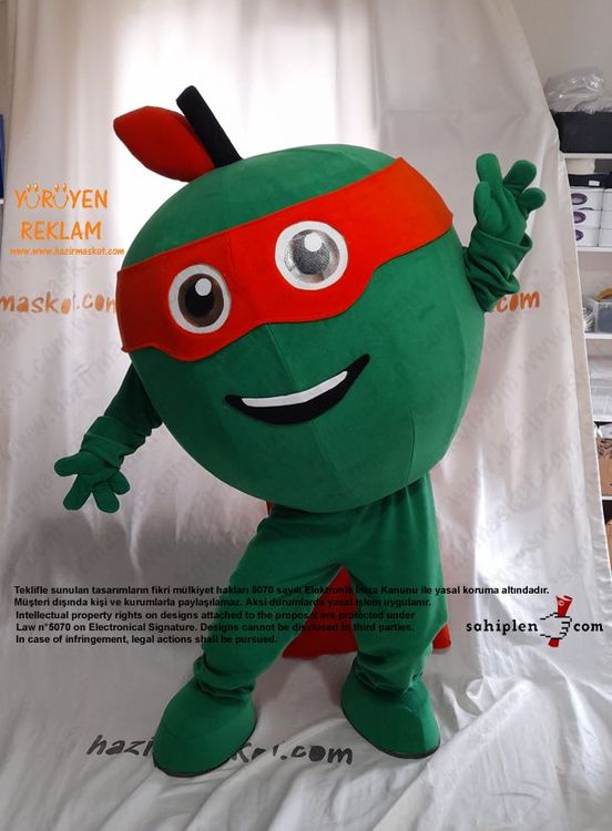Cano Maskot Kostümü / Kilis İl Tarım Müdürlüğü maskot kostümü
