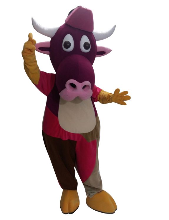 İnek Maskotu maskot kostümü