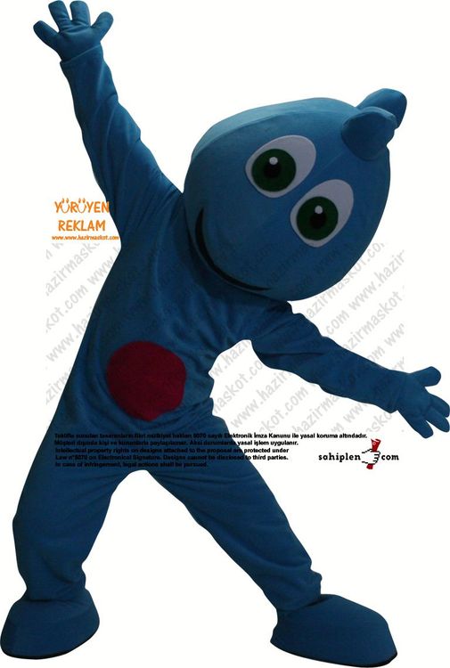 Mavi Çocuk / Argon / TEB Ataşehir Anadolu Lisesi maskot kostümü