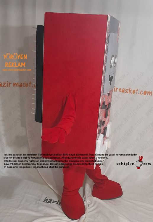 Teknofest 2022 DeneYap Kart Maskot Kostümü maskot kostümü