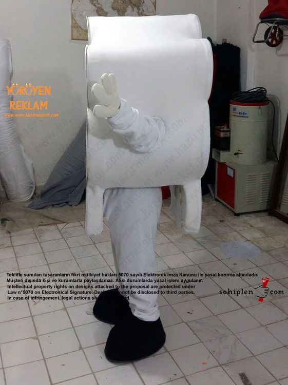 İŞARET DİLİ LOGO MASKOTU / T.İ.D. maskot kostümü