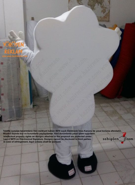 İŞARET DİLİ LOGO MASKOTU / T.İ.D. maskot kostümü