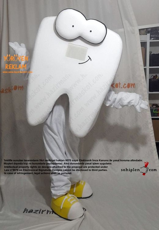 Diş Maskot Kostümü / Informationszentrum Zahn- und Mundgesundheit maskot kostümü