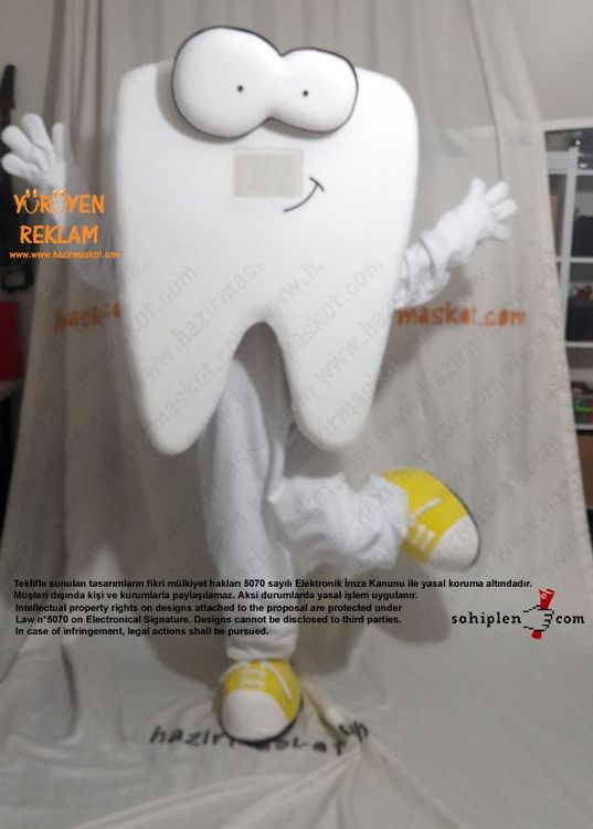 Diş Maskot Kostümü / Informationszentrum Zahn- und Mundgesundheit maskot kostümü