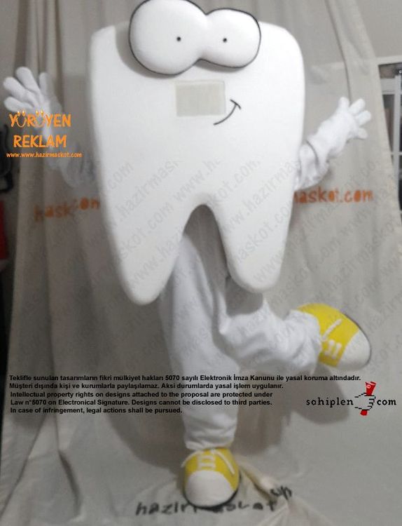 Diş Maskot Kostümü / Informationszentrum Zahn- und Mundgesundheit maskot kostümü