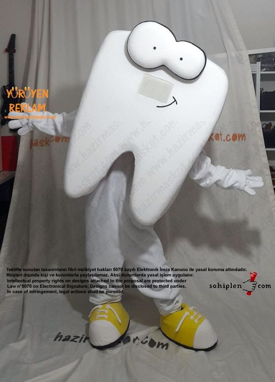 Diş Maskot Kostümü / Informationszentrum Zahn- und Mundgesundheit maskot kostümü