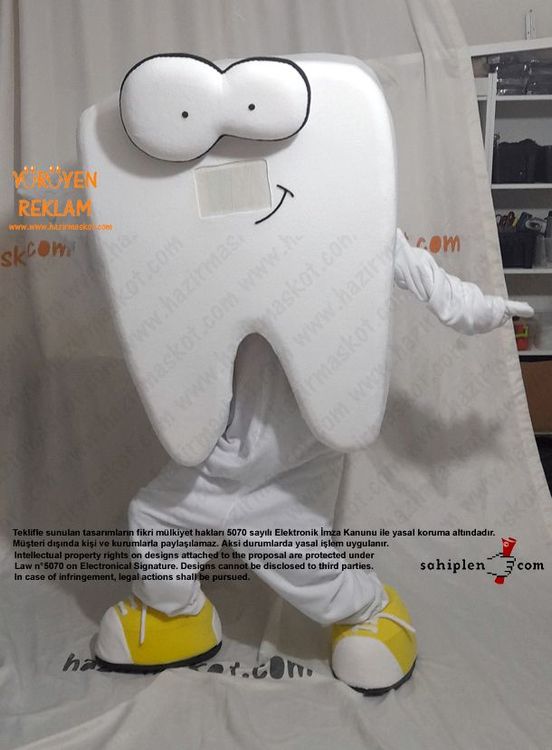 Diş Maskot Kostümü / Informationszentrum Zahn- und Mundgesundheit maskot kostümü