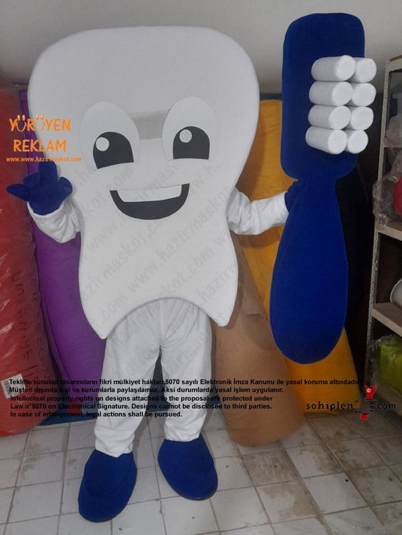 Diş Maskotu / Kartal Belediyesi / Erkek maskot kostümü