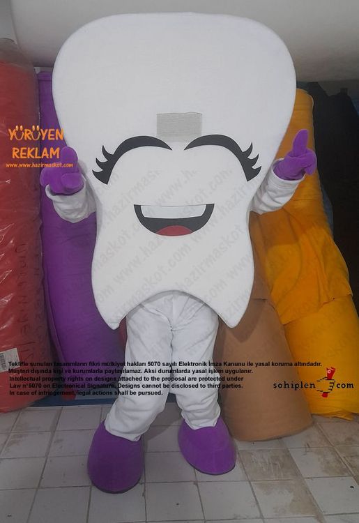 Diş Maskotu / Kartal Belediyesi / Kadın maskot kostümü