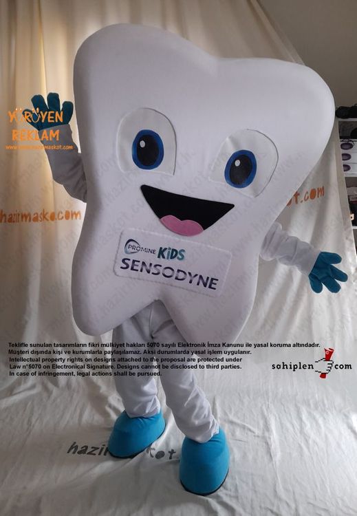 Sensodyne Kids Diş Maskot Kostümü maskot kostümü