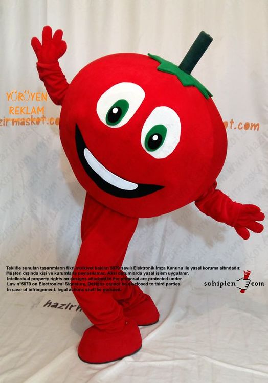 Domates Maskotu maskot kostümü