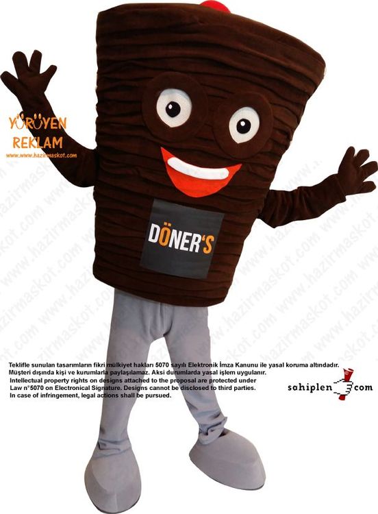Döner Maskot Kostümü / Fransa maskot kostümü