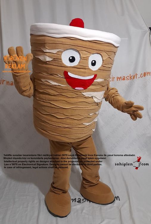 Döner Maskot Kostümü / Kanada Ontario Miss Doner maskot kostümü