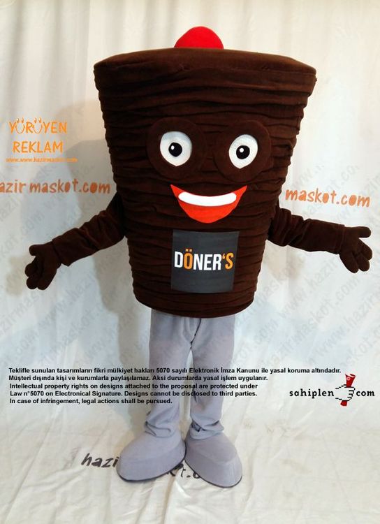 Döner Maskot Kostümü / Fransa maskot kostümü
