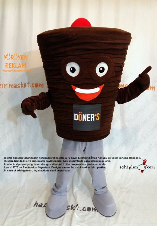 Döner Maskot Kostümü / Fransa maskot kostümü