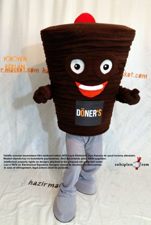 Döner Maskot Kostümü / Fransa maskot kostümü