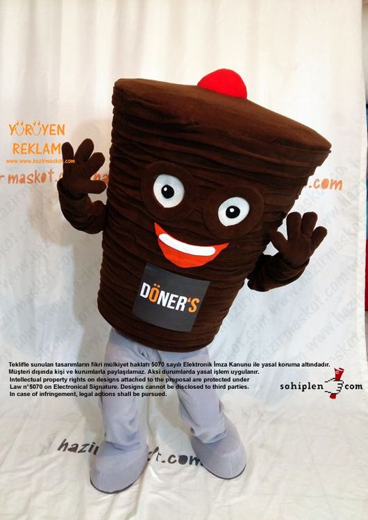 Döner Maskot Kostümü / Fransa maskot kostümü