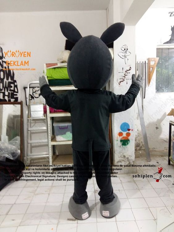 Eşek Maskot Kostümü / Mopak maskot kostümü