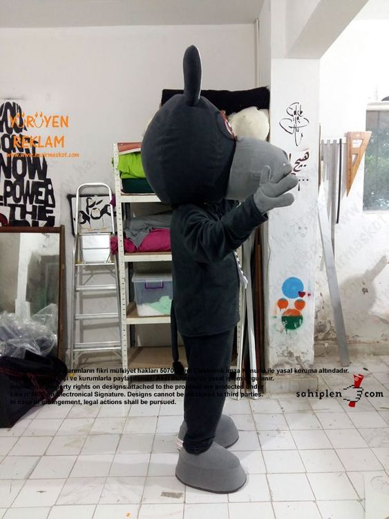 Eşek Maskot Kostümü / Mopak maskot kostümü