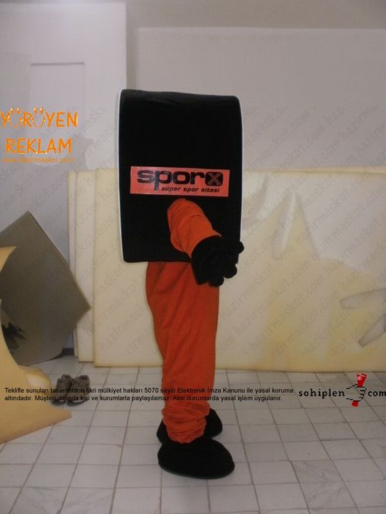 Spor X Logo Maskotu maskot kostümü