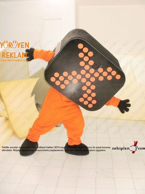 Spor X Logo Maskotu maskot kostümü