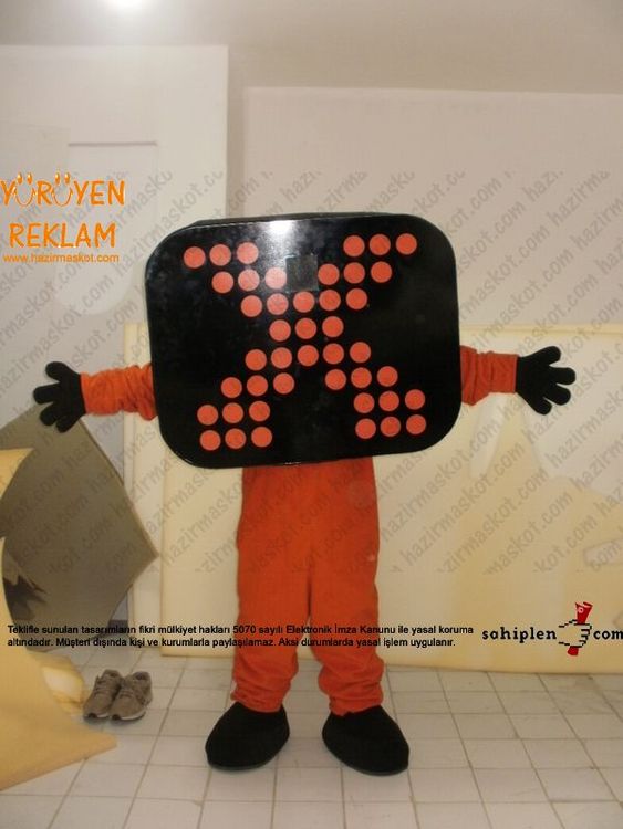 Spor X Logo Maskotu maskot kostümü