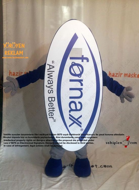 Fornax Logo Maskot kostümü maskot kostümü