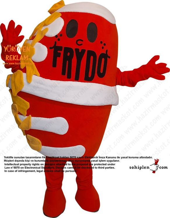 Frydo Mascot Costume / Avusturya maskot kostümü