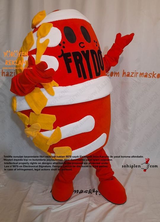 Frydo Mascot Costume / Avusturya maskot kostümü