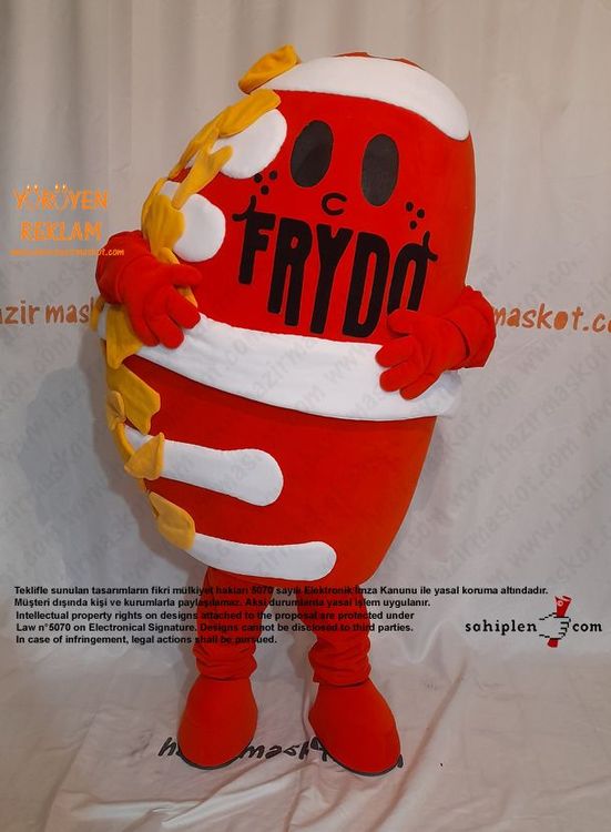 Frydo Mascot Costume / Avusturya maskot kostümü
