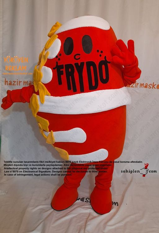 Frydo Mascot Costume / Avusturya maskot kostümü