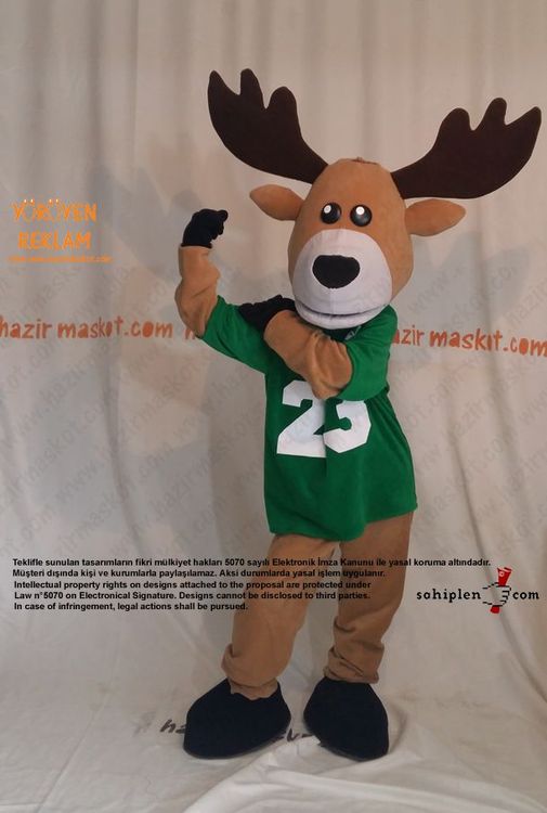 Geyik Maskot Kostümü / Bilyoner Winter Fest / Bilyoner.com / Dimi Organizasyon maskot kostümü