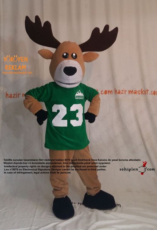 Geyik Maskot Kostümü / Bilyoner Winter Fest / Bilyoner.com / Dimi Organizasyon maskot kostümü