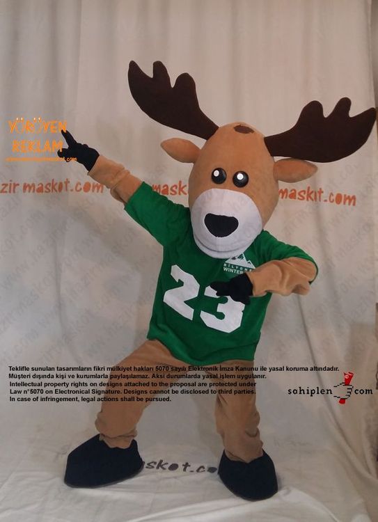 Geyik Maskot Kostümü / Bilyoner Winter Fest / Bilyoner.com / Dimi Organizasyon maskot kostümü