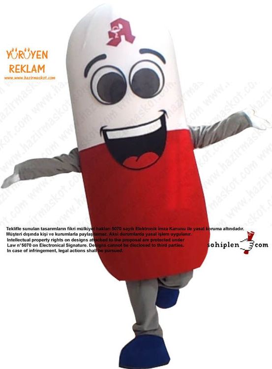 1 Mayıs İşçi Maskotu / HAK-İŞ maskot kostümü