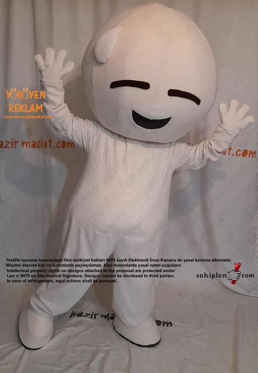 Happi Riceball Mascot Costume / Australia maskot kostümü